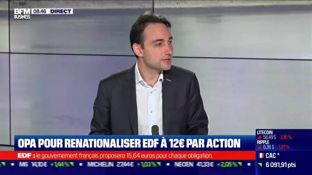 Nicolas Goldberg (Colombus Consulting) : OPA pour renationaliser EDF à 12 euros par action