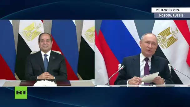 Poutine salue « le projet le plus important » des relations russo-égyptiennes