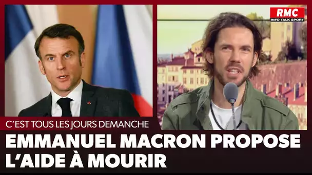 Arnaud Demanche : Emmanuel Macron propose l'aide à mourir