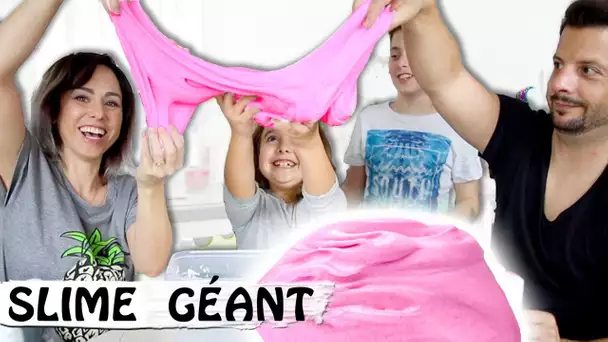 SLIME GÉANT : Comment faire un slime fluffy de plus de 1kg / Slime XXL