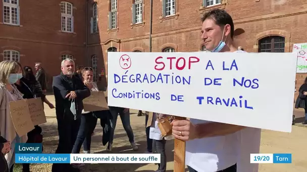 Grève illimitée des soignants à l'hôpital de Lavaur dans de le Tarn