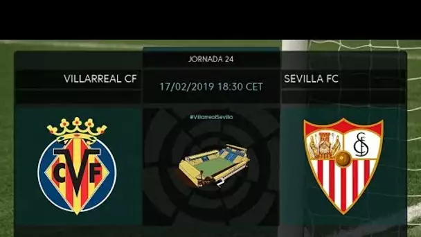 Calentamiento Villarreal CF vs Sevilla Fc