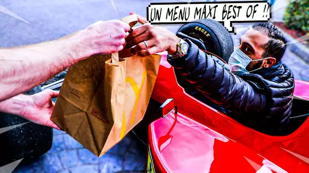 JE COMMANDE AU DRIVE DU MCDONALD EN FORMULE 1 !!