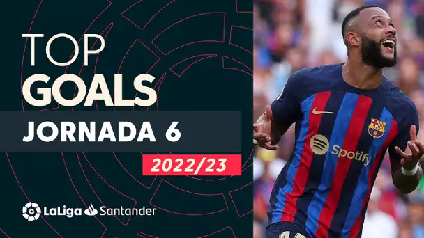 LaLiga TOP 5 Goles Jornada 6 LaLiga Santander 2022/2023
