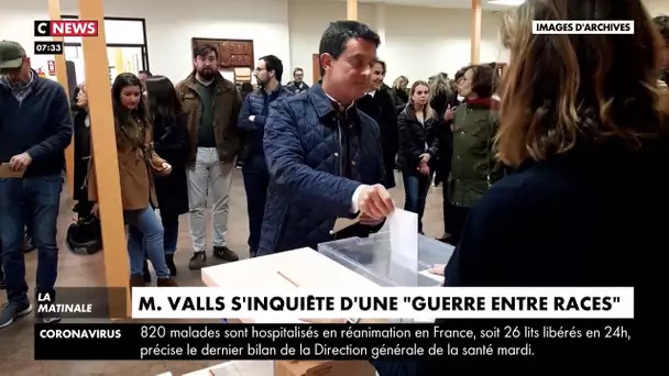 M.Valls s'inquiète d'une « guerre entre les races»