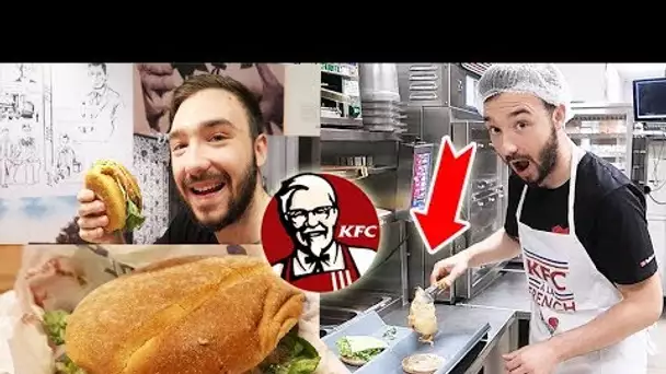 JE CUISINE CHEZ KFC & Dégustation KFC des NOUVEAUX BURGER à la FRENCH ! - David Lafarge