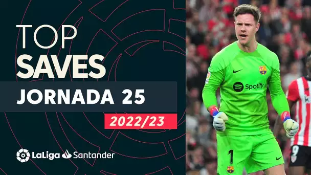 LaLiga TOP 5 Paradas Jornada 25 LaLiga Santander 2022/2023