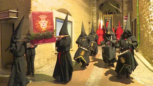 Pâques catalan : procession nocturne de la Sanch à Baixas