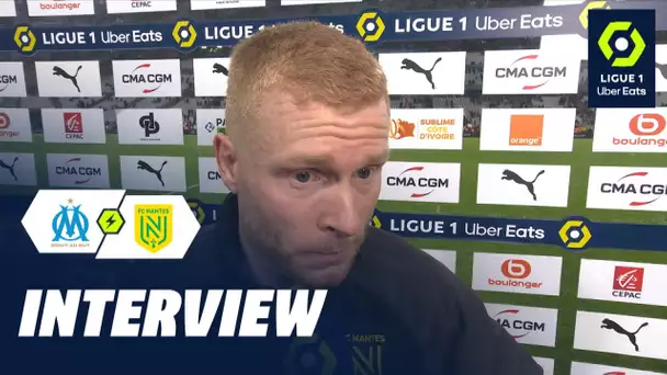 Interview de fin de match : OLYMPIQUE DE MARSEILLE - FC NANTES (2-0)  / 2023/2024