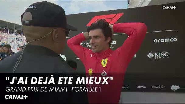 La réaction de Carlos Sainz - Grand Prix de Miami - F1