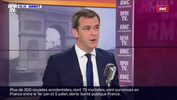 Olivier Véran face à Apolline de Malherbe sur RMC et BFMTV