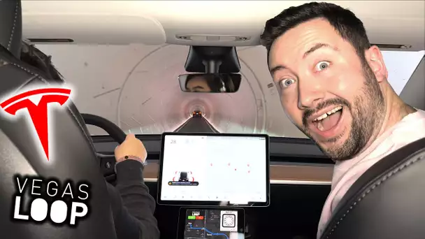 J'ai testé le 1er Tunnel Loop Tesla du Monde !