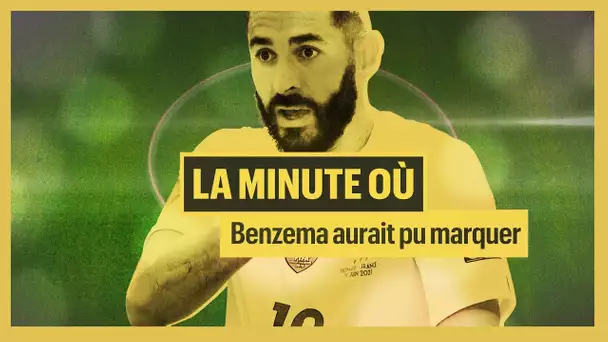 La minute où Karim Benzema aurait pu marquer de l'extérieur du pied face à la Hongrie