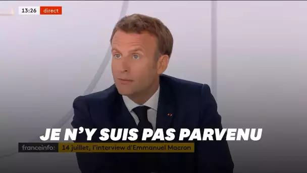 Macron comprend la "détestation" à son égard mais rejette la "haine"