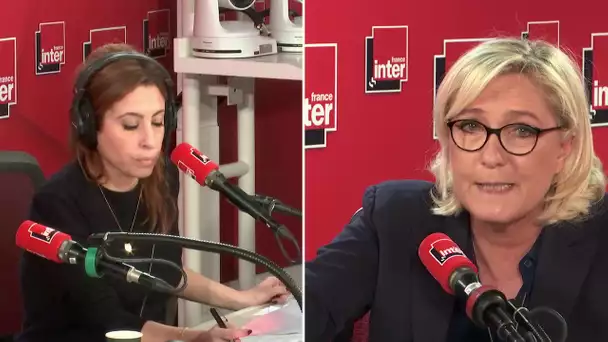 Marine Le Pen est l'invitée du grand entretien