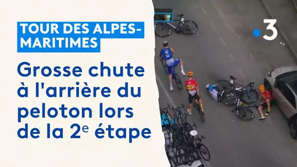 Le Tour des Alpes-Maritimes 2024 : grosse chute à l'arrière du peloton lors de la 2ᵉ etape