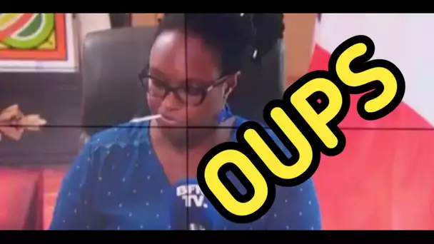Sibeth Ndiaye cigarette à la bouche sur BFMTV, la chaîne présente ses excuses