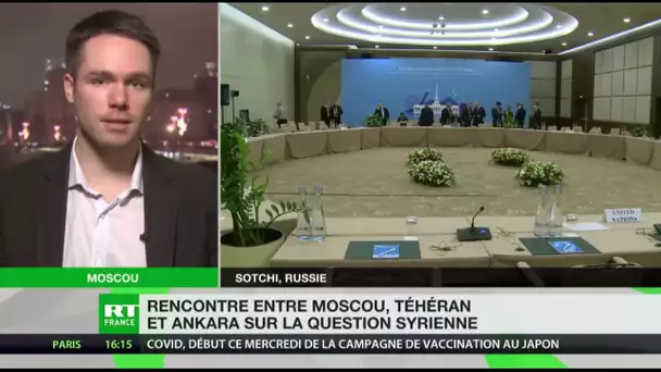 Crise syrienne : rencontre entre Moscou, Téhéran et Ankara à Sotchi