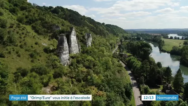 Escalade des falaises de Connelles