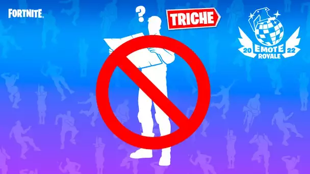 IL TRICHE ET GAGNE LE CONCOURS EMOTE ROYALE 2022 ?! (FORTNITE NEWS)