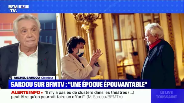 Cas contact de Roselyne Bachelot, Michel Sardou est l'invité de BFMTV