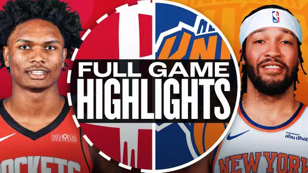 ROCKETS at KNICKS | FULL GAME HIGHLIGHTS | February 3, 2025