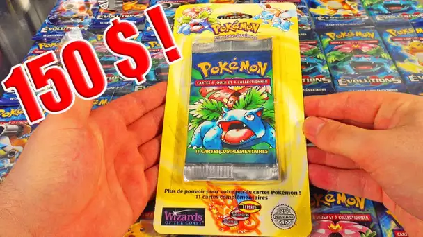 Ouverture d'un Boosters Pokémon SET DE BASE SOUS BLISTER ULTRA RARE !