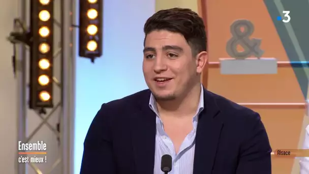 Sofian Hammich était l'invité de France 3 Alsace dans Ensemble c'est mieux.