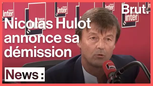 Nicolas Hulot annonce qu&#039;il quitte le gouvernement