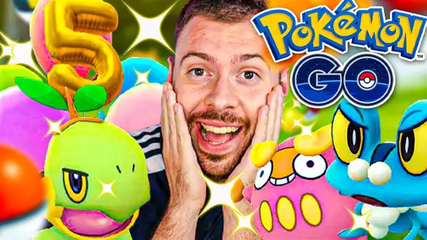 LES 5 ANS DE POKÉMON GO ! - Défi de l'anniversaire !