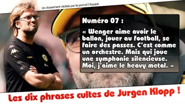 Les dix phrases cultes de Jurgen Klopp au Borussia Dortmund !
