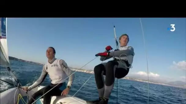 Sidoine et Hippolyte,  deux Antibois déjà 3 fois champions du monde de voile