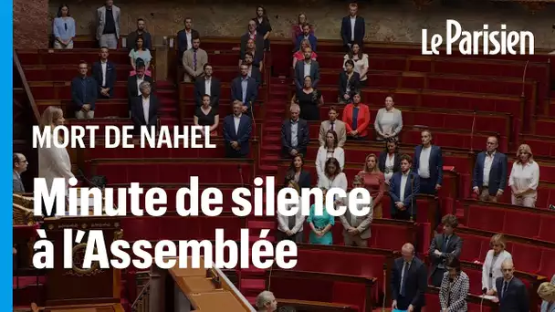 Nahel tué à Nanterre : une minute de silence observée à l'Assemblée nationale