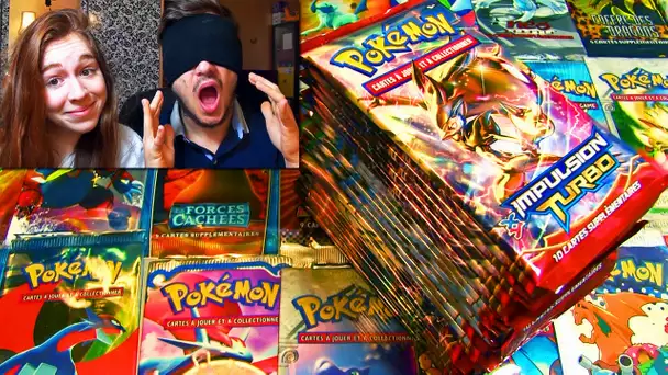 Ouverture de Boosters Pokémon à L&#039;AVEUGLE ! #7 Ouverture de 24 Boosters Pokémon XY8 IMPULSION TURBO