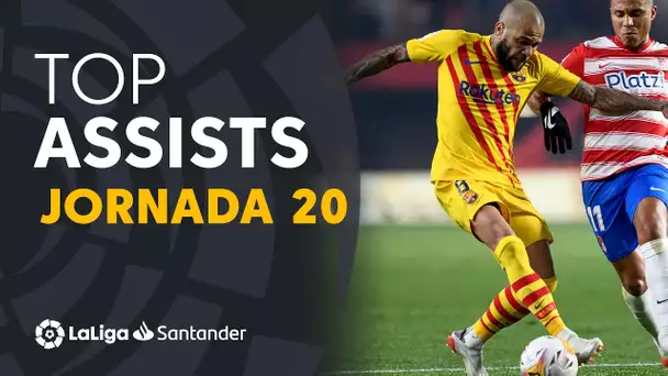 LaLiga Best Assists: Dani Alves, Bellerín & Kike García