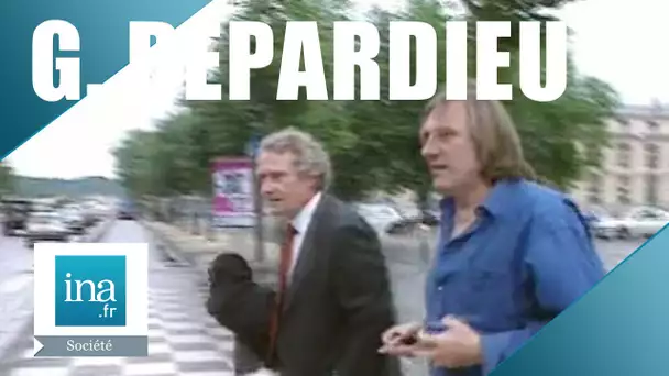 Gérard Depardieu au palais de justice de Versailles | Archive INA