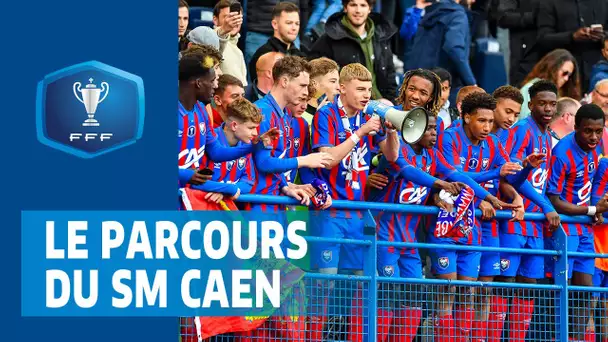 Le parcours du Stade Malherbe de Caen en Coupe Gambardella - Crédit Agricole 2021-2022