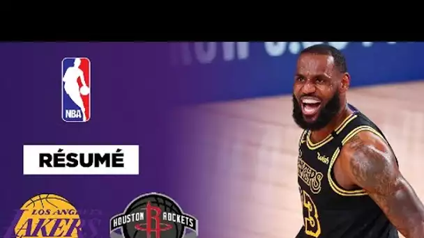 Résumé NBA VF : Les Lakers et LeBron James se rebellent contre les Rockets !