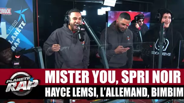 Mister You - Session freestyle avec Hayce Lemsi, S.Pri Noir, L'allemand & BimBim #PlanèteRap