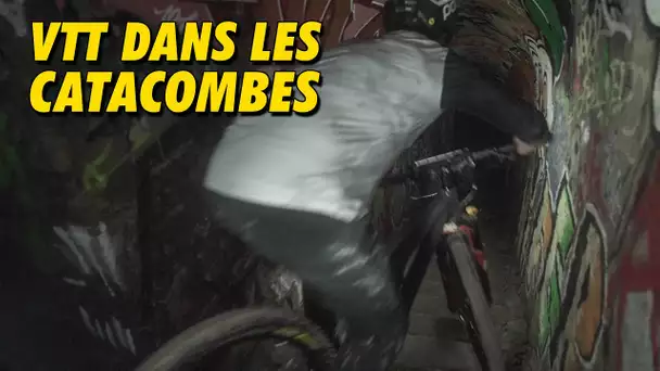 En VTT dans les Catacombes de Paris avec Antoni Villoni !