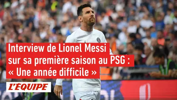 Lionel Messi : « Une année difficile » - Football