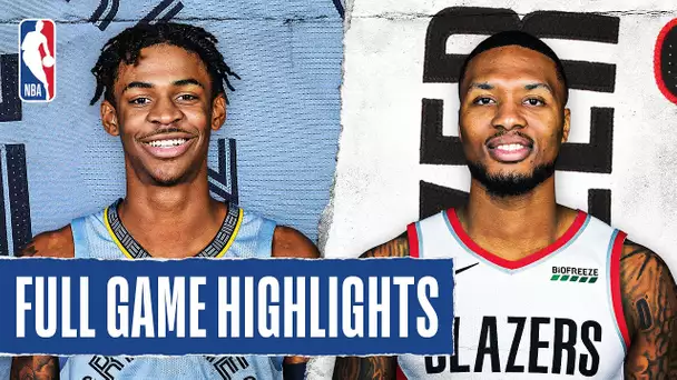 GRIZZLIES at TRAIL BLAZERS | FULL GAME HIGHLIGHTS | August 15, 2020