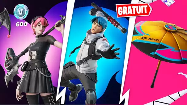 NOUVELLES RECOMPENSES GRATUITES (PARAPLUIE ...) + NOUVEAU SKIN GRATUIT ! (+ STARTER PACK CHAPITRE 4)