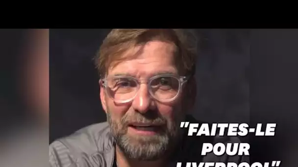 Covid-19: À Liverpool, Jürgen Klopp invite les habitants à tous se faire tester