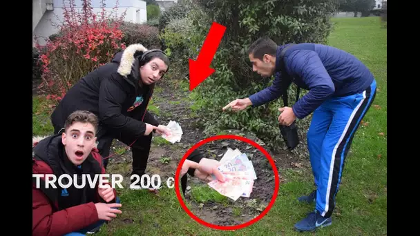 ON A TROUVÉ 200 EUROS DANS LE BUISSON ! EXPÉRIENCE SOCIALE