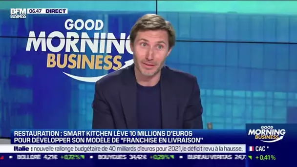 Adrien De Schompré ( Smart Kitchen) : Smart Kitchen développe son modèle " Franchise en livraison"