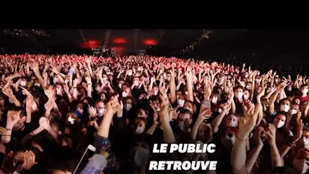 Les images du concert d'Indochine et Etienne de Crécy à Bercy