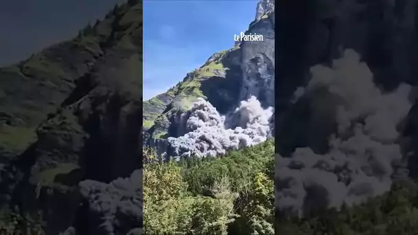 Haute-Savoie : 12 000 m3 de roche s'effondrent