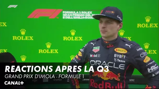 Les réactions après la Q3 - Grand Prix d'Imola - F1