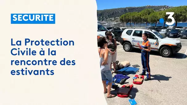 L'étape Protec'Tour de la Protection Civile à Villefranche-sur-Mer